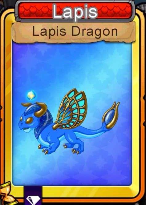 dragonvale lapis dragon.